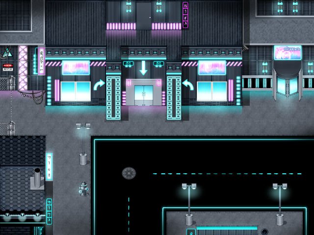 KR Cyberpunk Tileset for RPGs | Kokoro Reflections