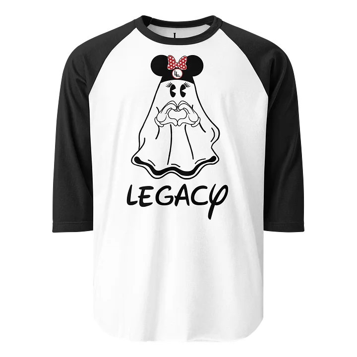 Disnerd Susie Spooks Raglan | White/Red product image (1)