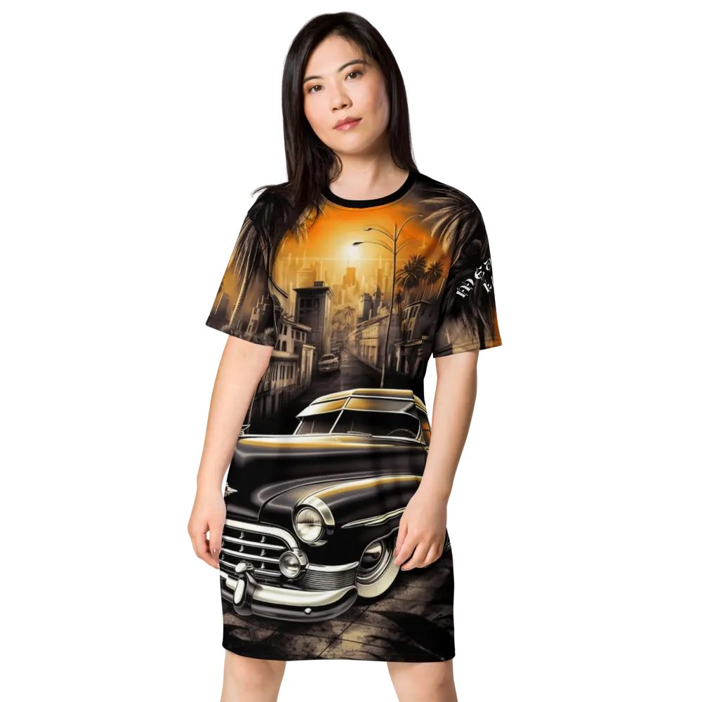 Medellin LR Sunset City Ride T-Shirt Dress product image (1)