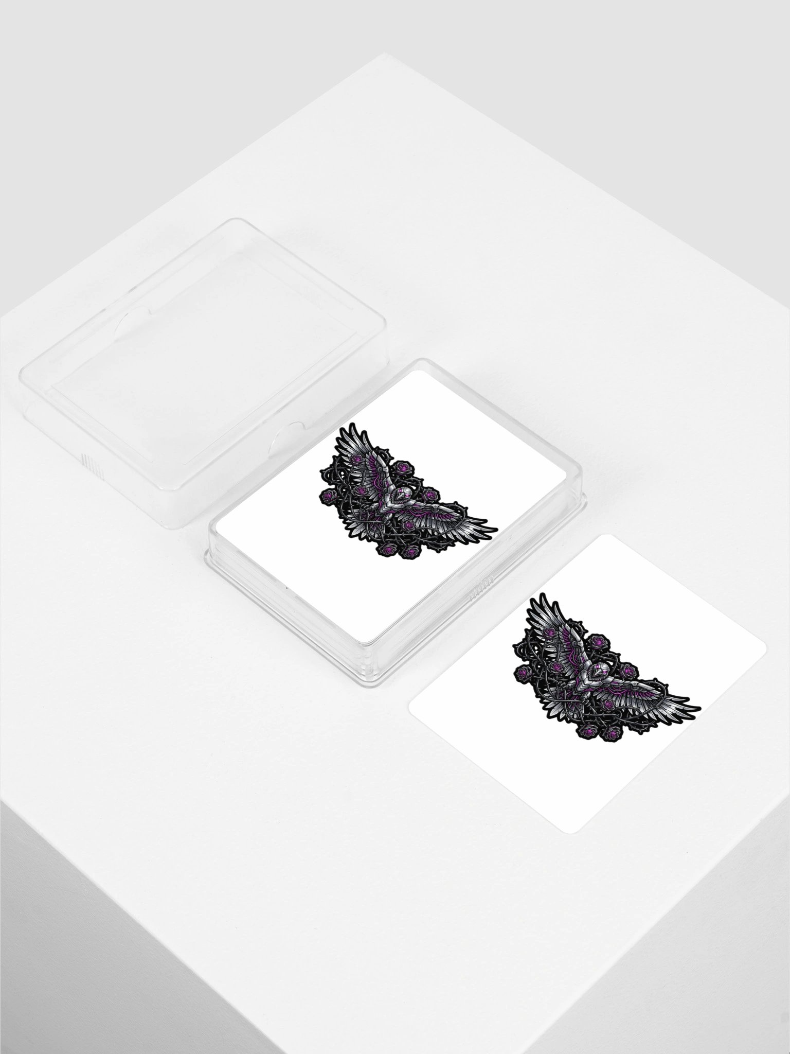 Mechanical Raven Rose Poker Deck product image (2)