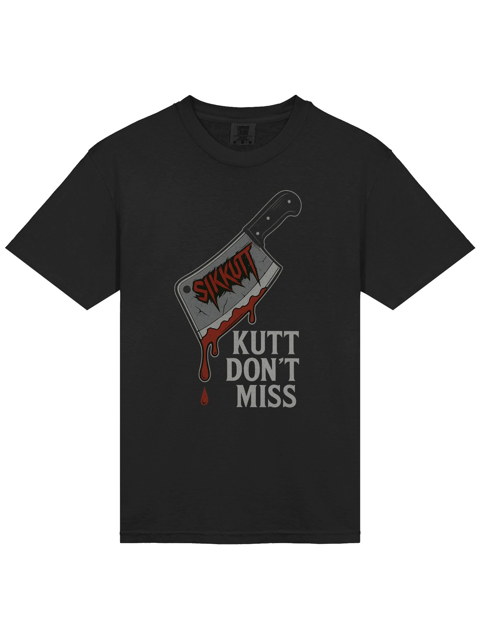 🔪 SikKutt – “Kutt Don’t Miss” Cleaver Tee product image (3)