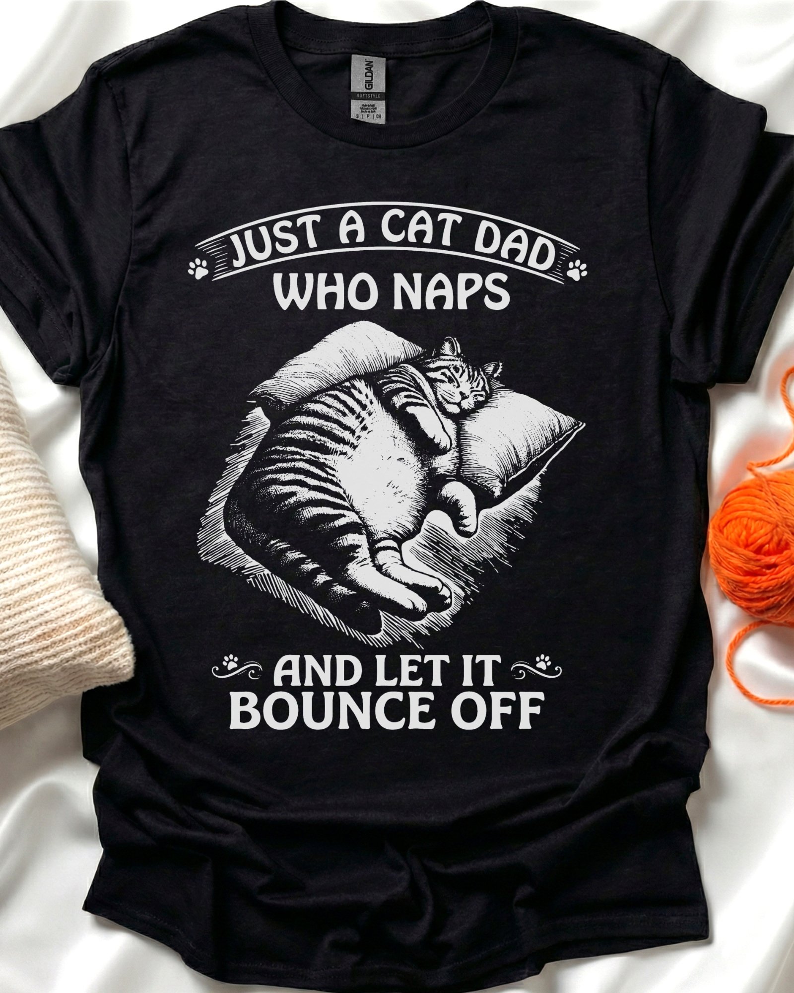 Cat Dad Naps T-Shirt product image (1)