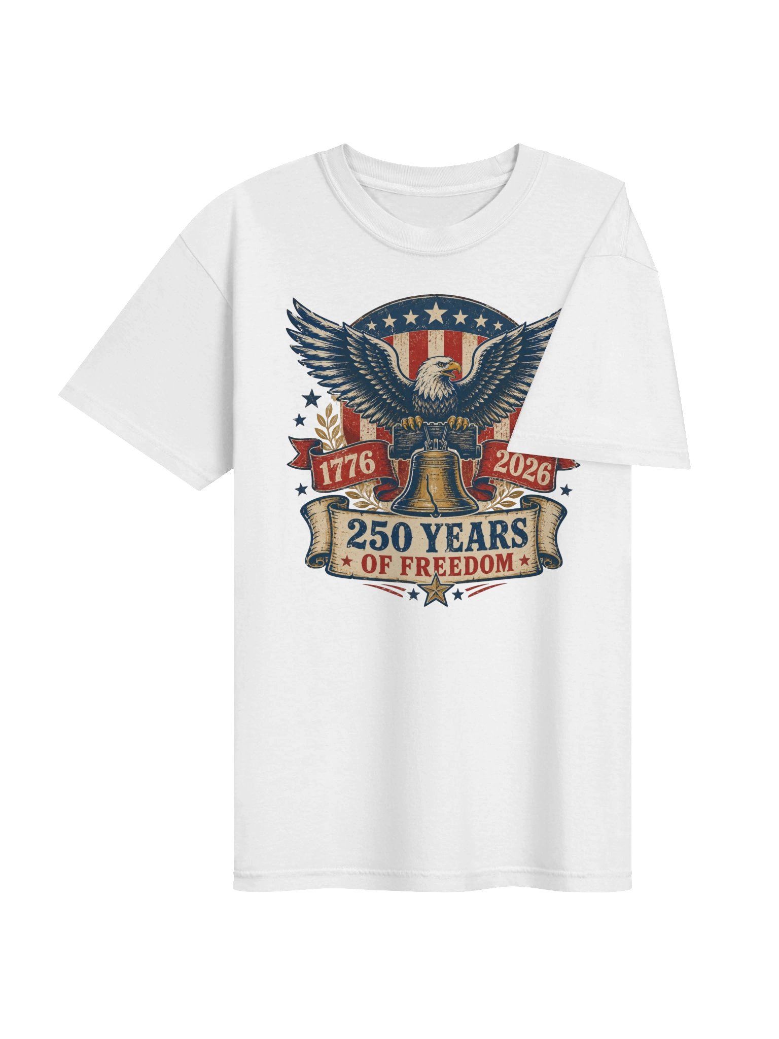 America 250 Liberty Eagle T-Shirt | Vintage 1776–2026 Patriotic Tee product image (8)