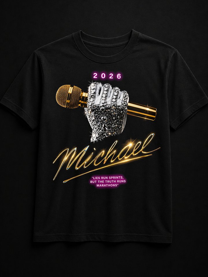 Michael Jackson 2026 Movie Legacy T-Shirt | "Truth Runs Marathons" Quote Tee | King of Pop Apparel product image (2)