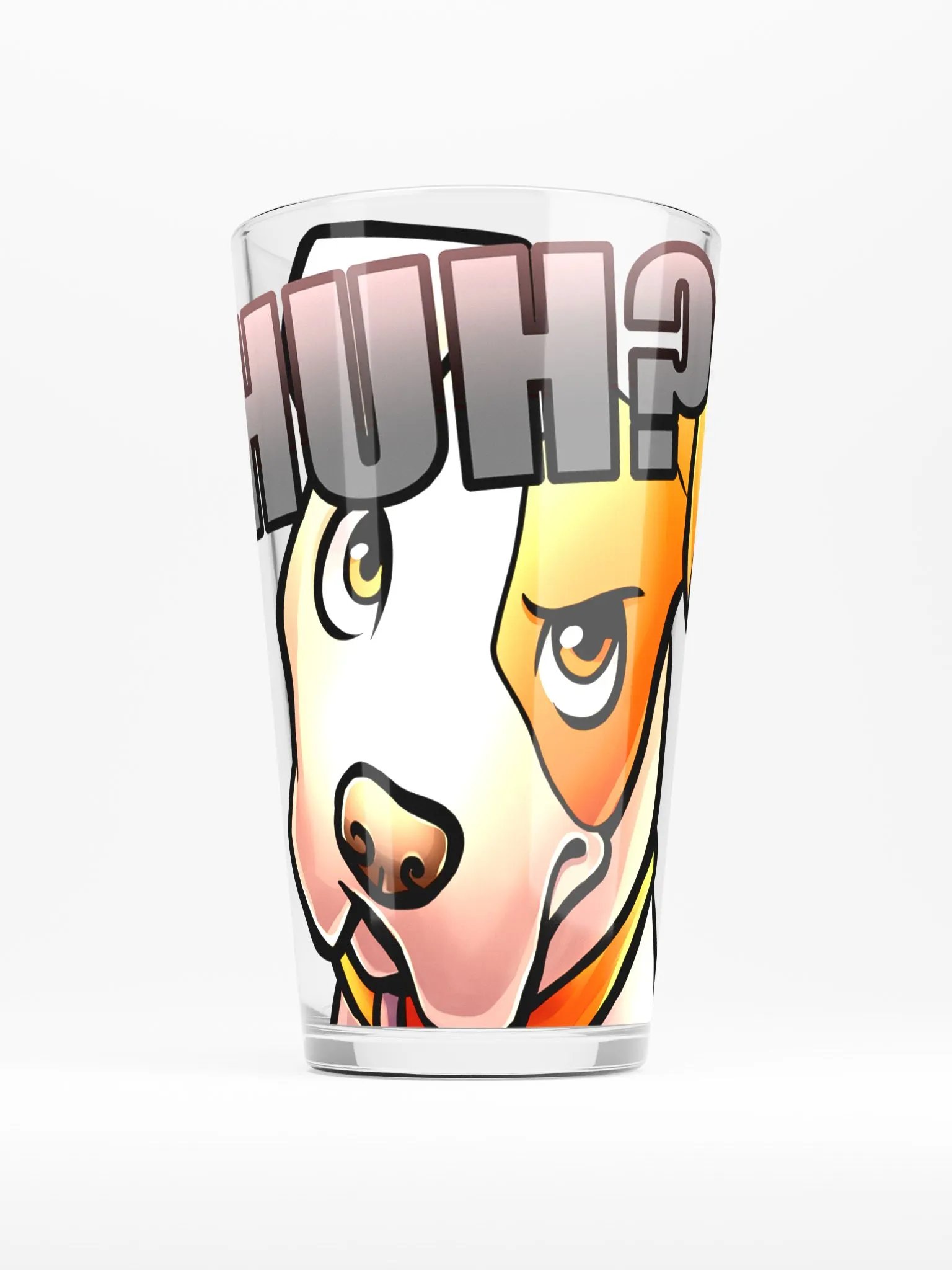 HUH? Pint Glass product image (1)