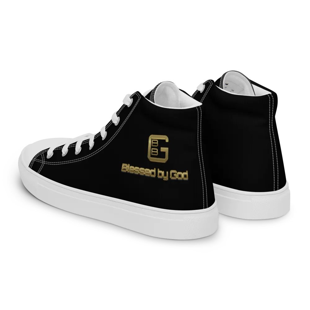 Blessed by God Black High Tops V2 product image (3)
