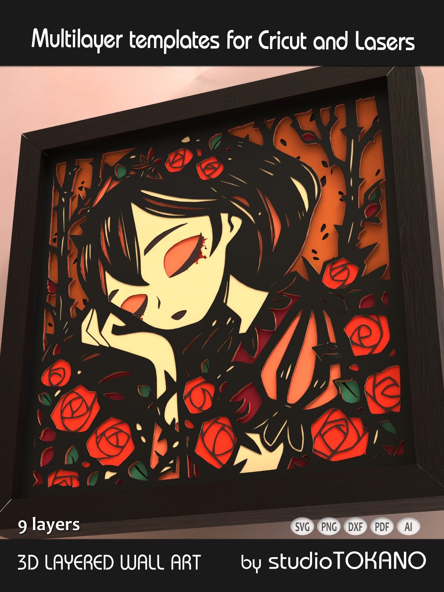 Sleeping Beauty Shadow box SVG product image (6)
