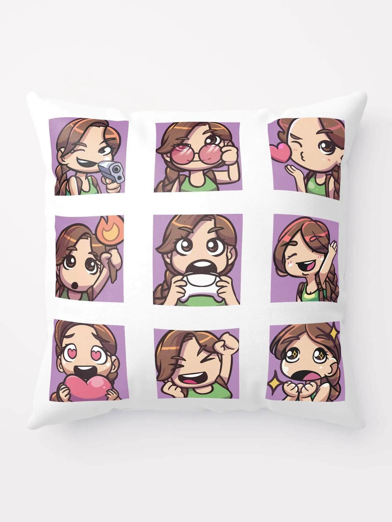 CroftCosplays Emote Pillow product image (10)