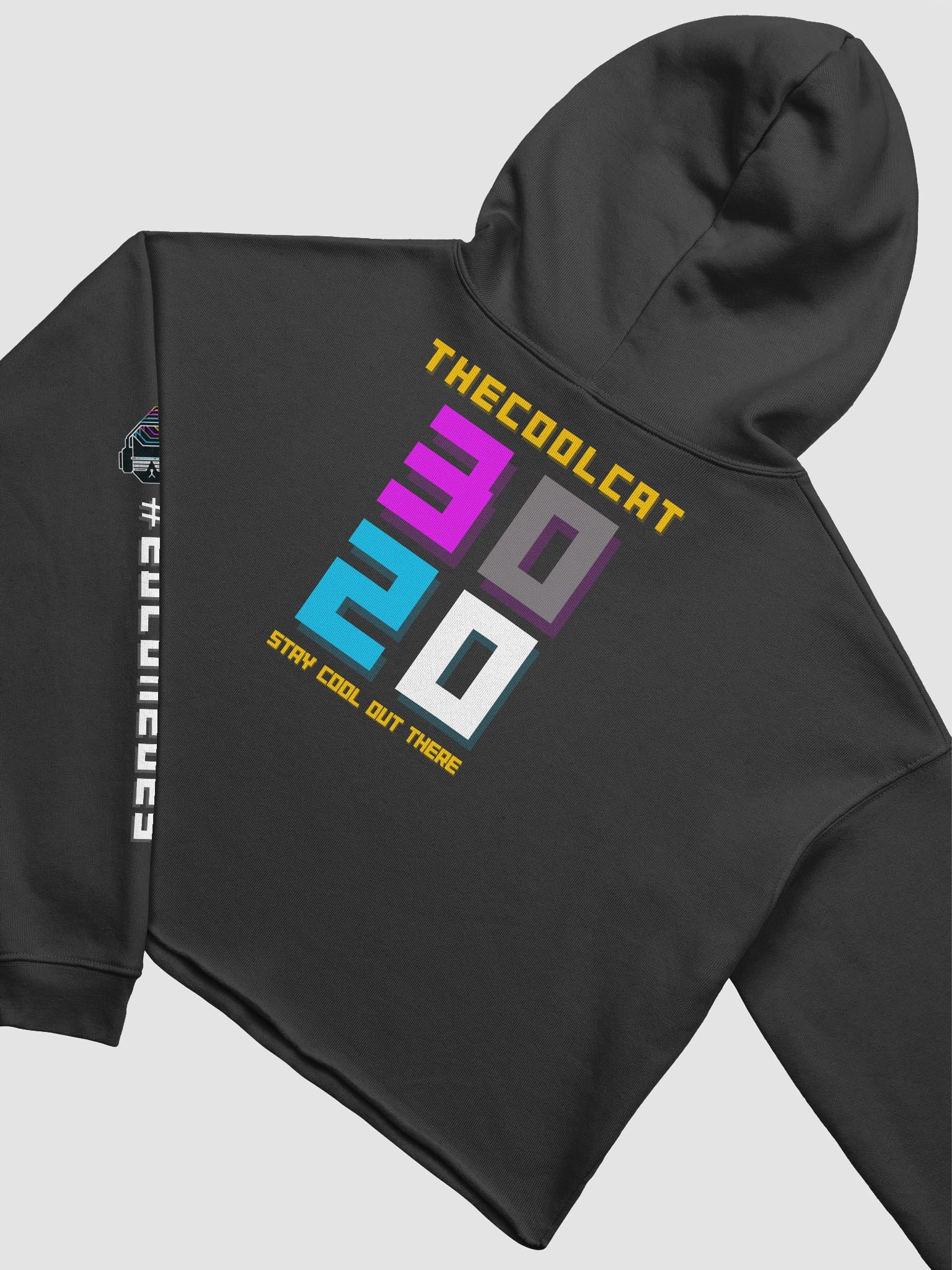 2D Con Crop Top Hoodie product image (4)