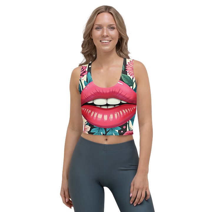 Surreal Kiss Crop Top product image (1)