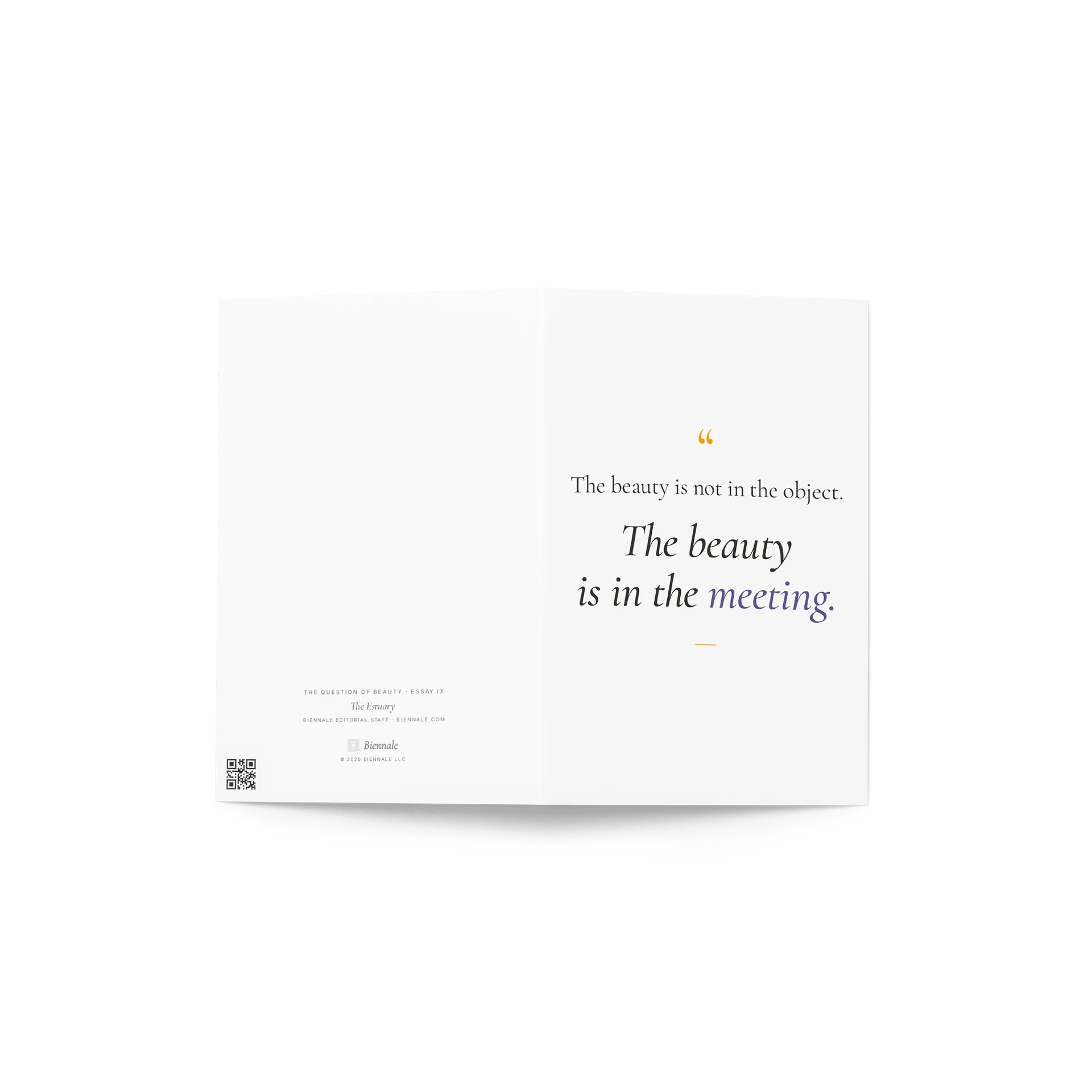 The Beauty Is in the Meeting Greeting Card product image (4)