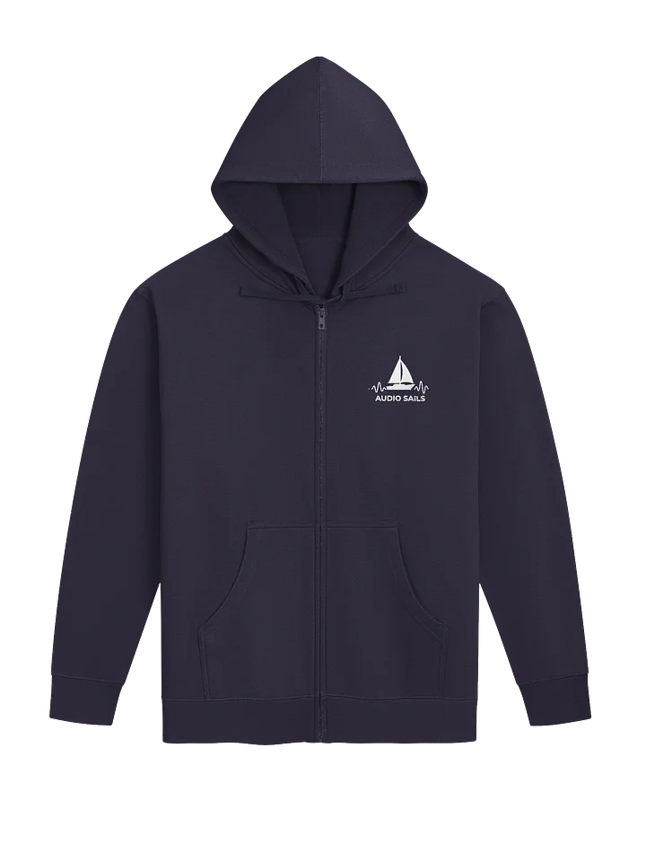 Audio Sails Reference Grade Zip Hoodie | Deep Sea Navy product image (1)