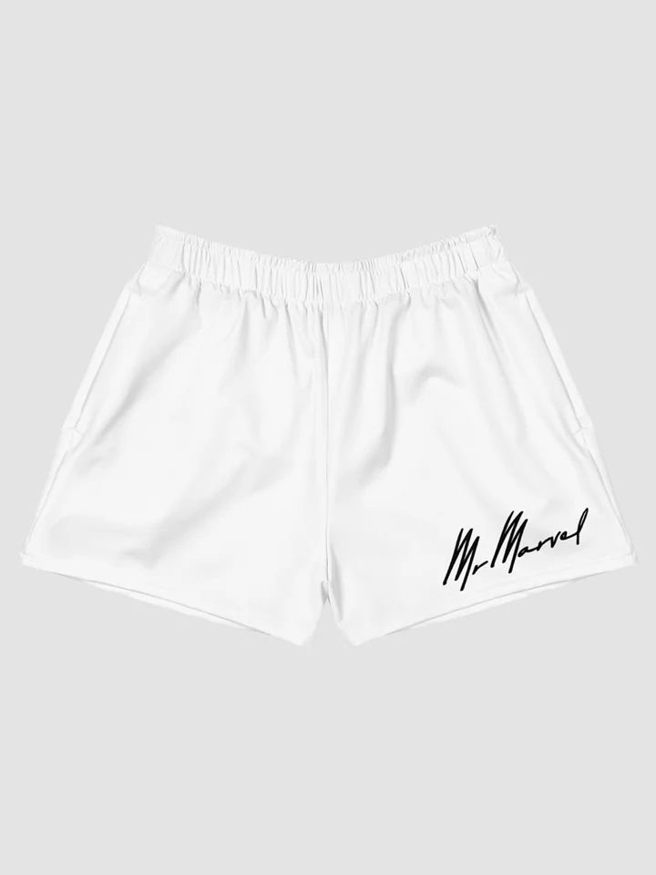 MrMarvel Signature Womens White Shorts product image (1)
