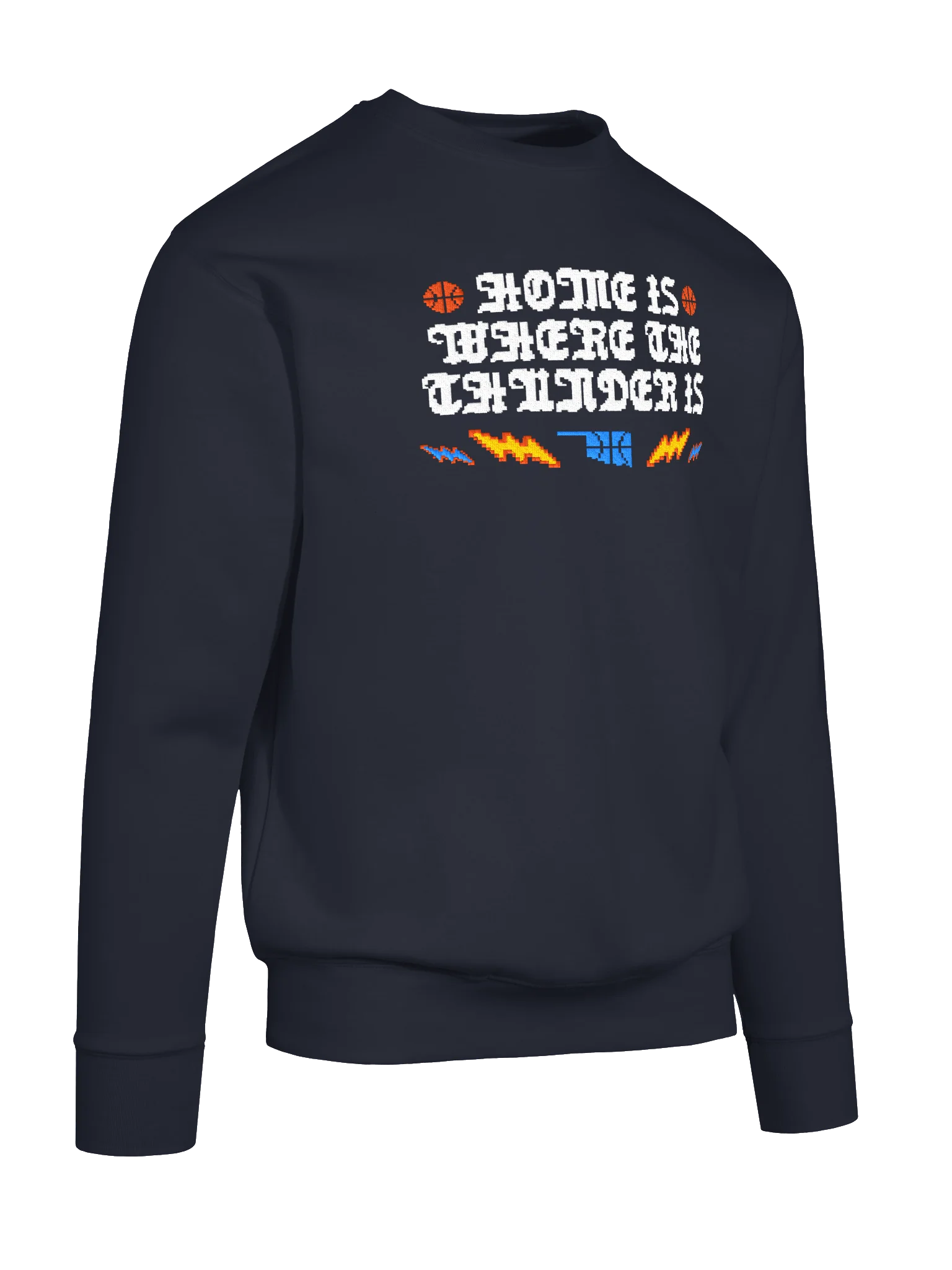 Home Is Where the Thunder Is Embroidered Sweater product image (10)