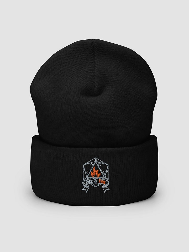 Dice and Fire Beanie (Dark Colours) product image (1)