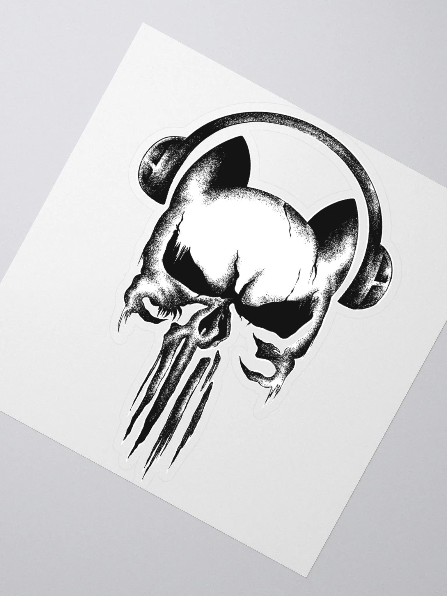 Skull Kitty Sticker product image (3)