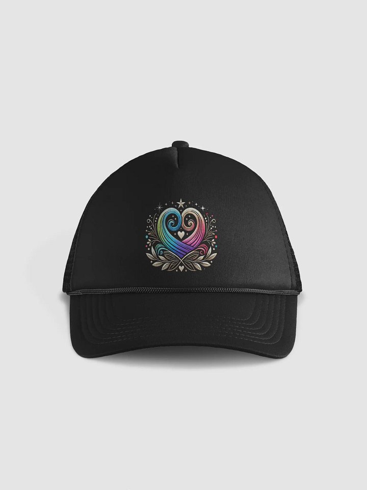 Swirling Heart Foam Trucker Hat product image (1)