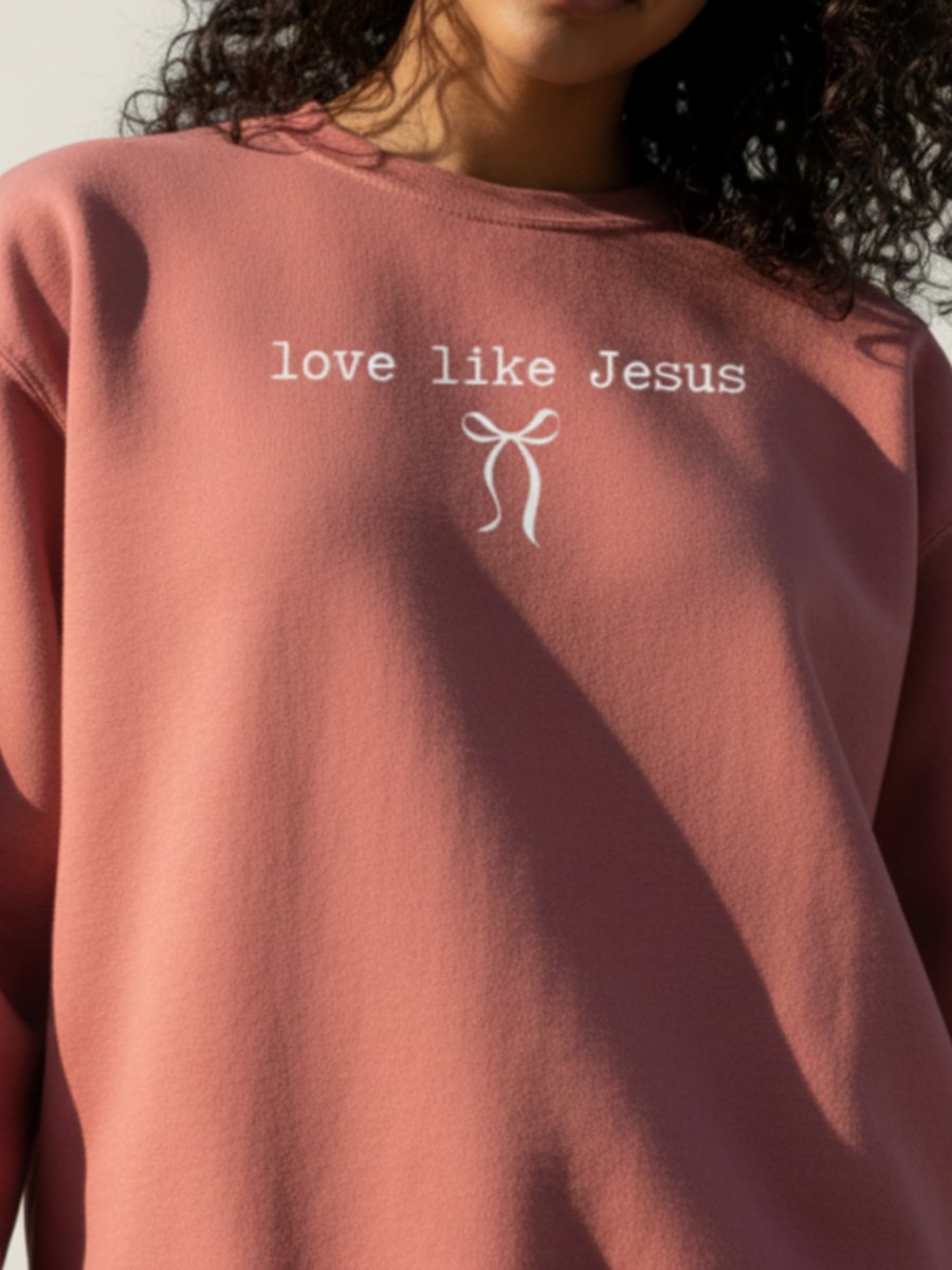 LOVE LIKE JESUS UNISEX CREWNECK product image (6)