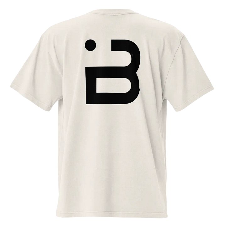 BUIII Originals Logo Premium Oversized T-shirt - Bone product image (2)