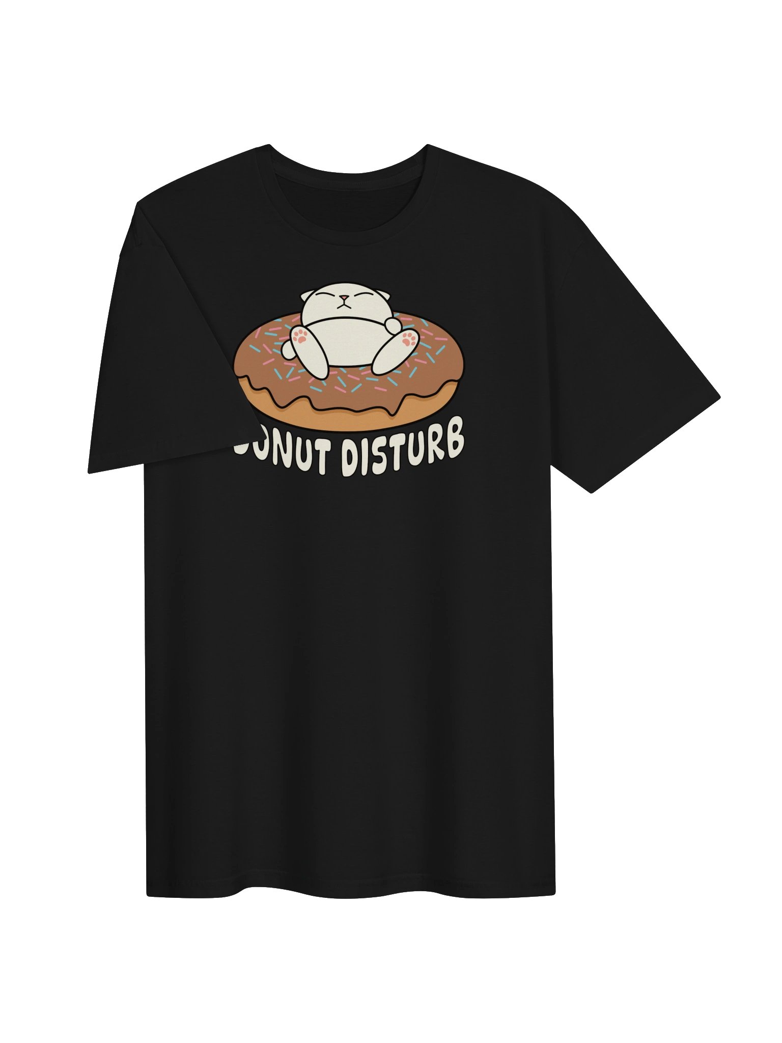 Donut Disturb Cat - Unisex Adult Super Soft Lightweight T-shirt product image (2)