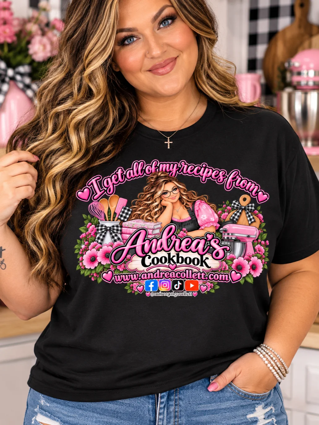 Andrea's Cookbook Tee product image (1)