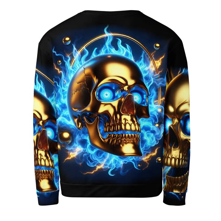 Golden Glow Skull - Unisex Sweatshirt #9 product image (2)