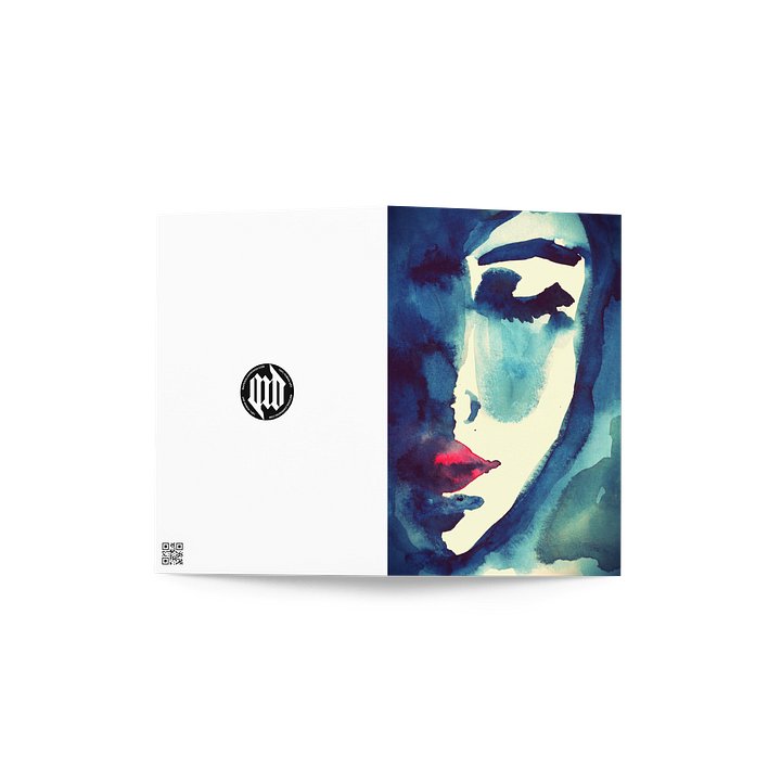 Shade — Watercolor Portrait Greeting Card product image (2)
