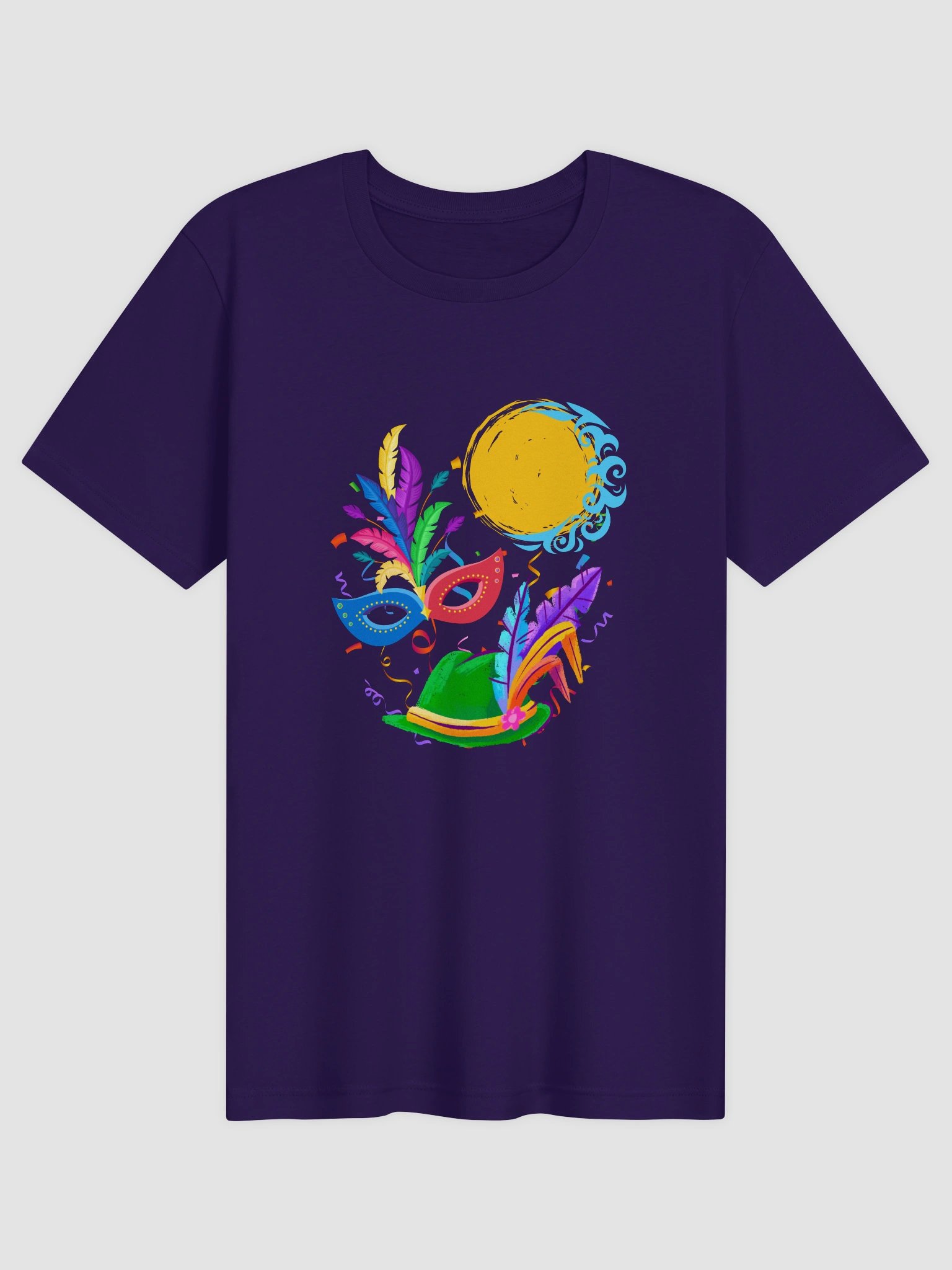 Festive Carnival Mask T-Shirt product image (1)