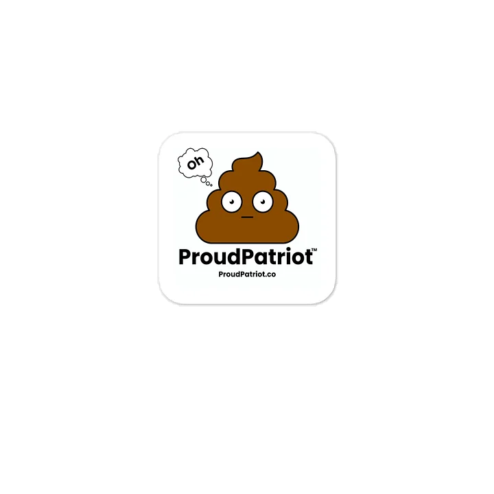 Oh-Poop Vinyl Sticker product image (1)