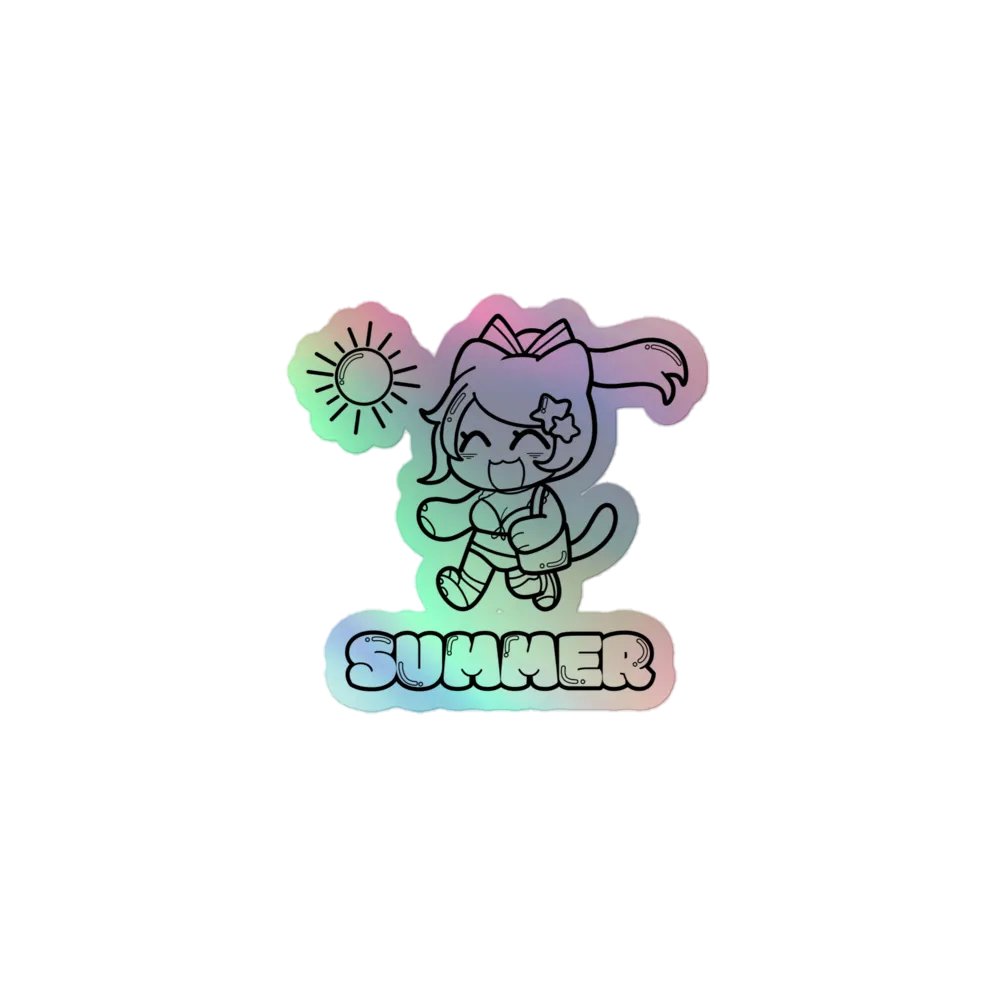 Summer Stroll Holo Sticker product image (1)
