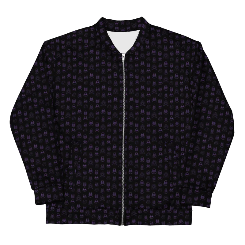 Seven Icons of Synthesis Bomber Jacket - (7 Synth Legends) AMETHYST product image (5)