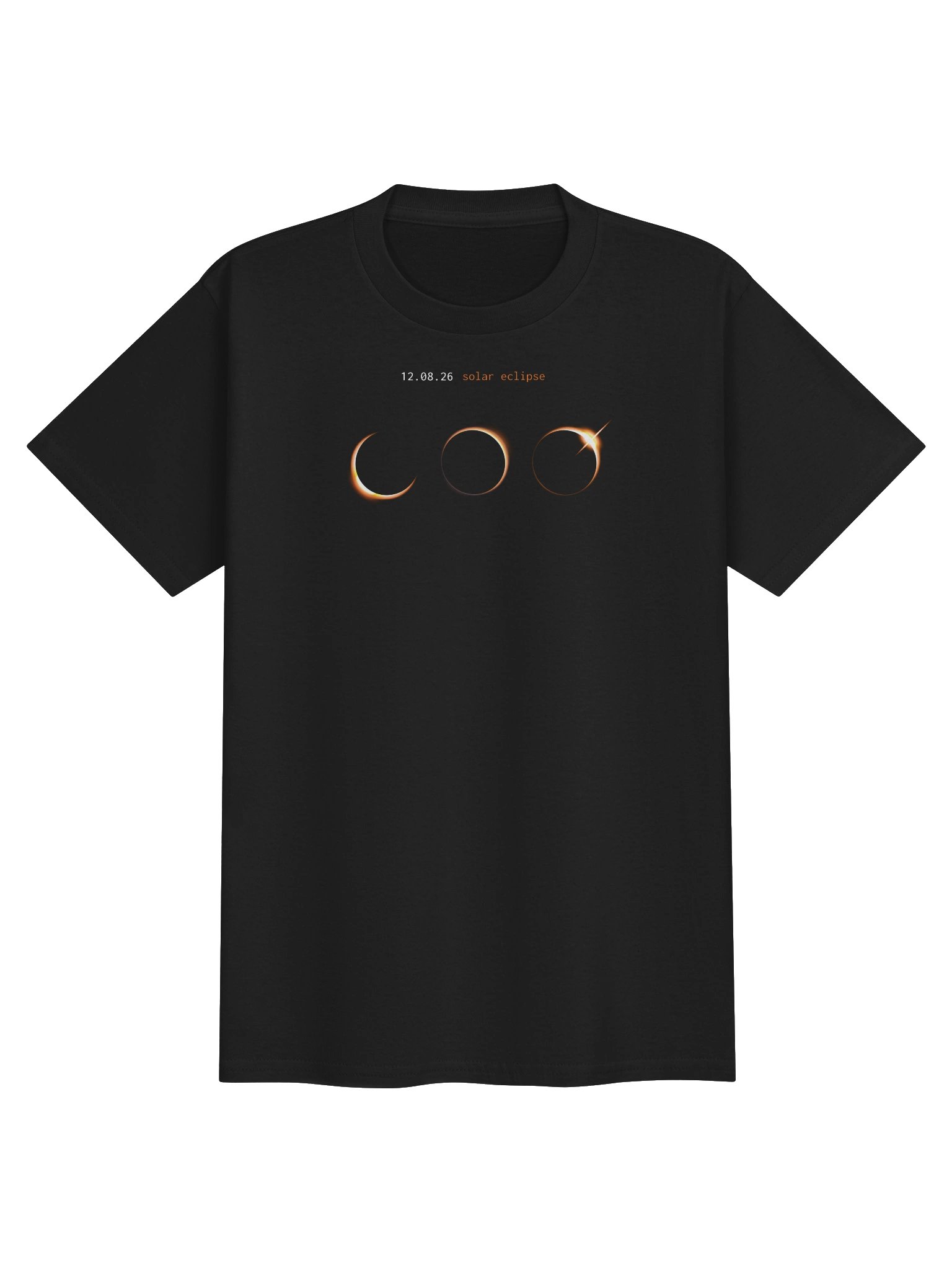 Kids solar eclipse shirt product image (1)