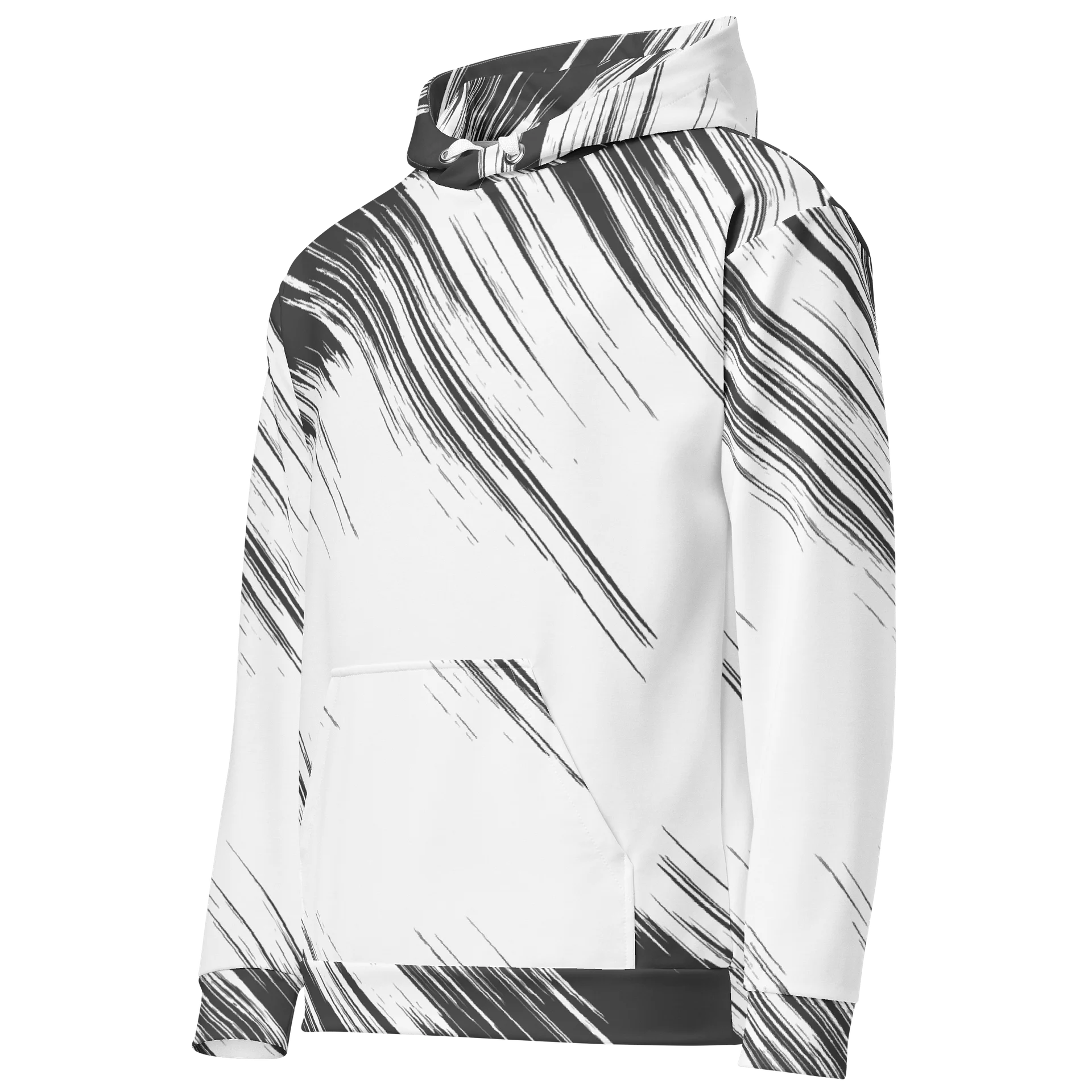 Monochrome Stroke All-Over Hoodie product image (3)