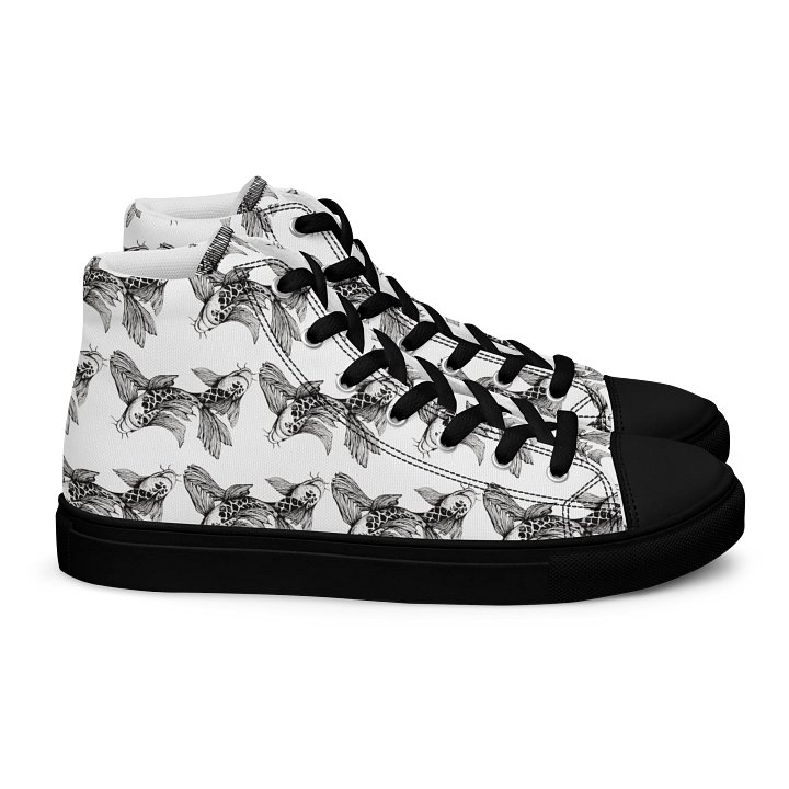 Koi Fish - Women's High Top Canvas Shoes product image (2)