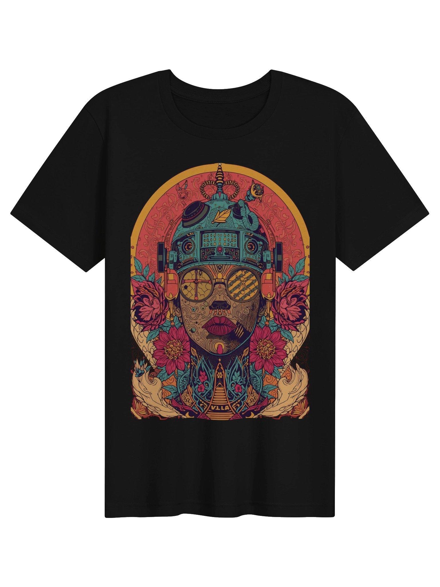 Psychedelic Cyber Bloom Supersoft Tee product image (1)