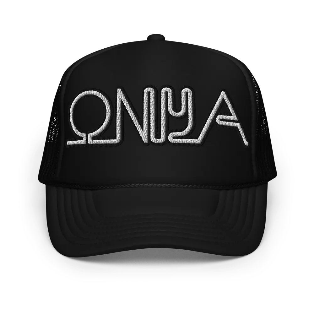 ONYA Embroidered Trucker Hat product image (1)
