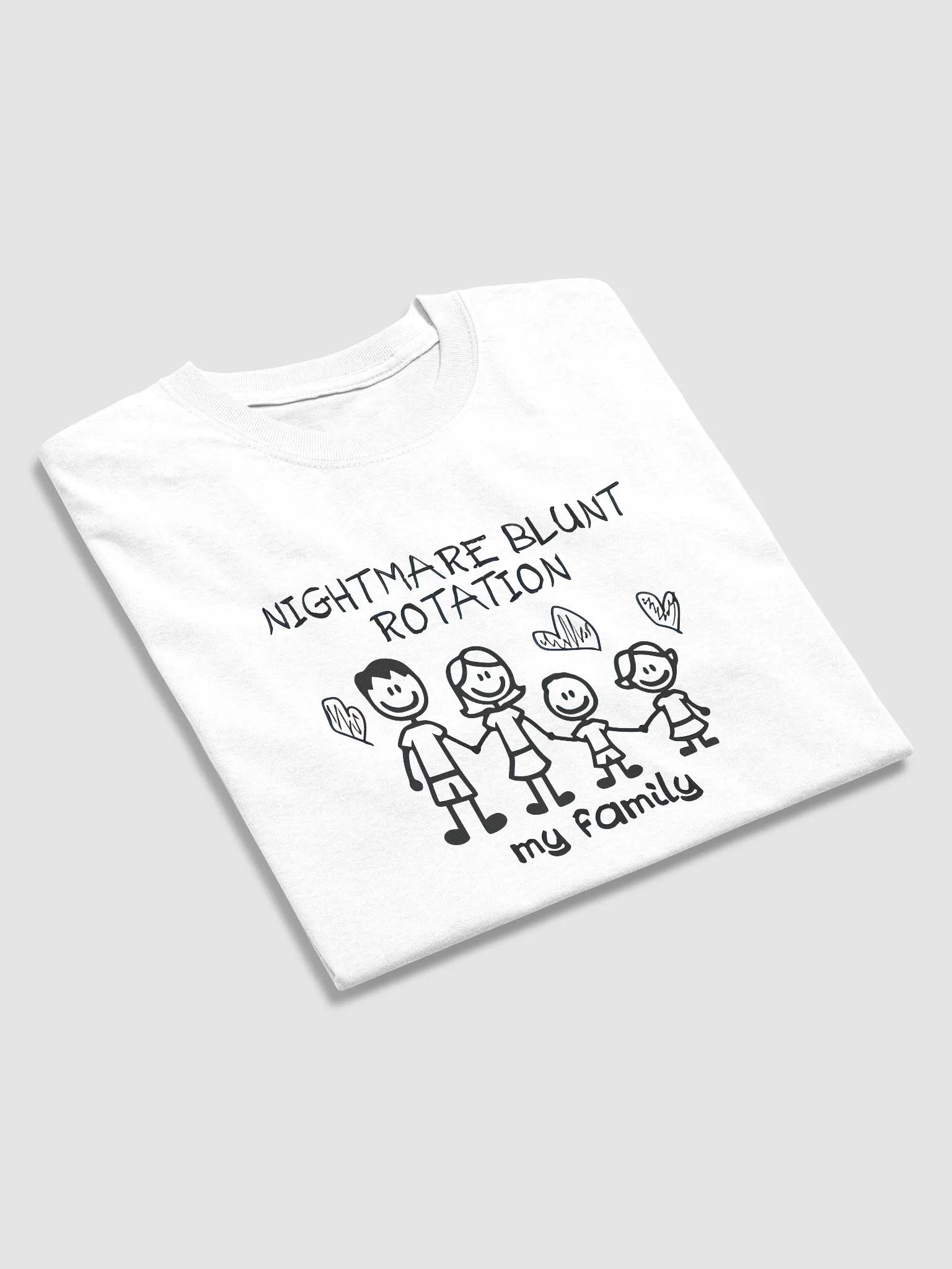 Nightmare Blunt Rotation My Family Shirt product image (4)
