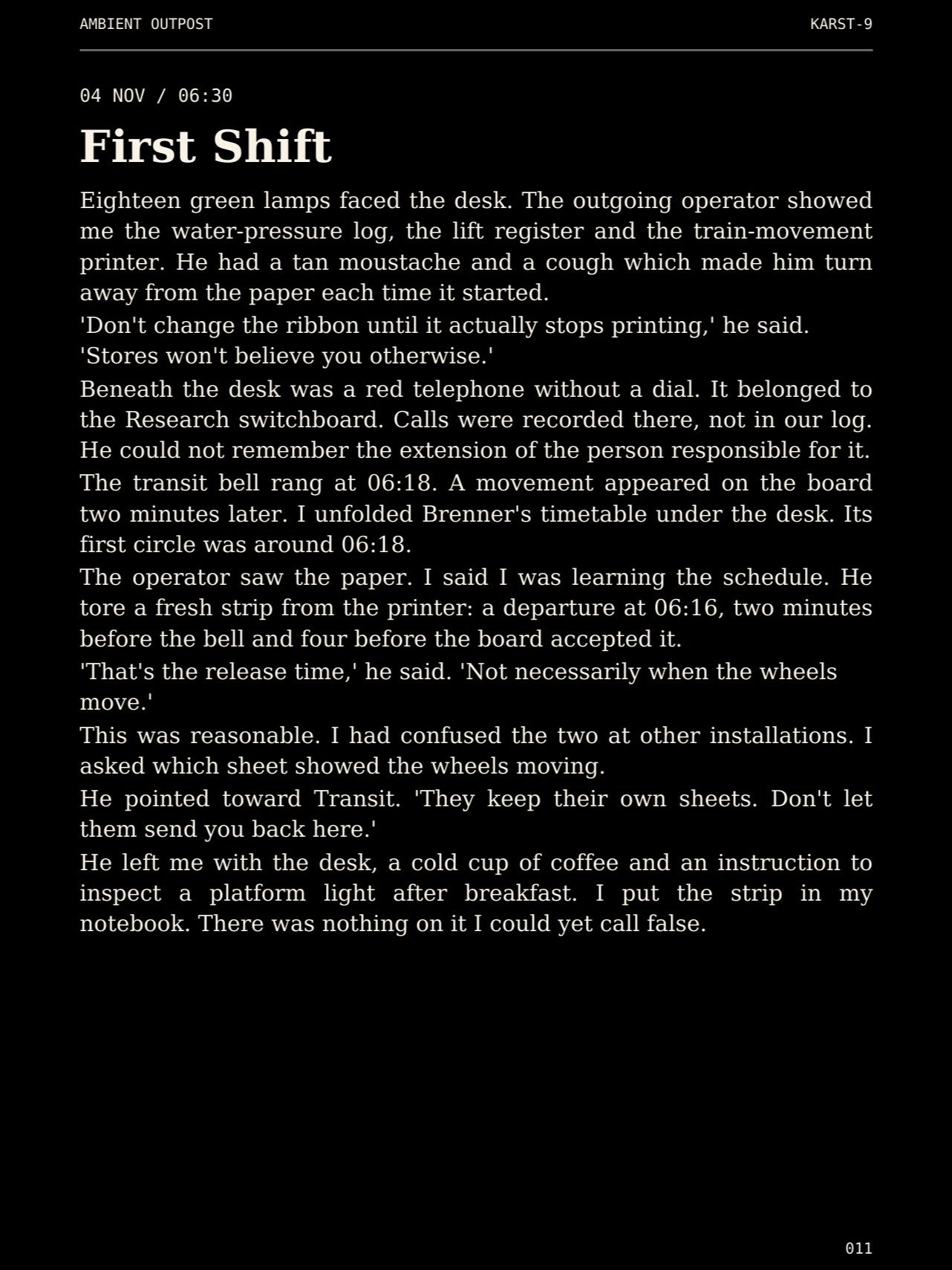KARST-9 — The Diary Beneath the Mountain · Digital Edition (PDF ONLY) product image (11)
