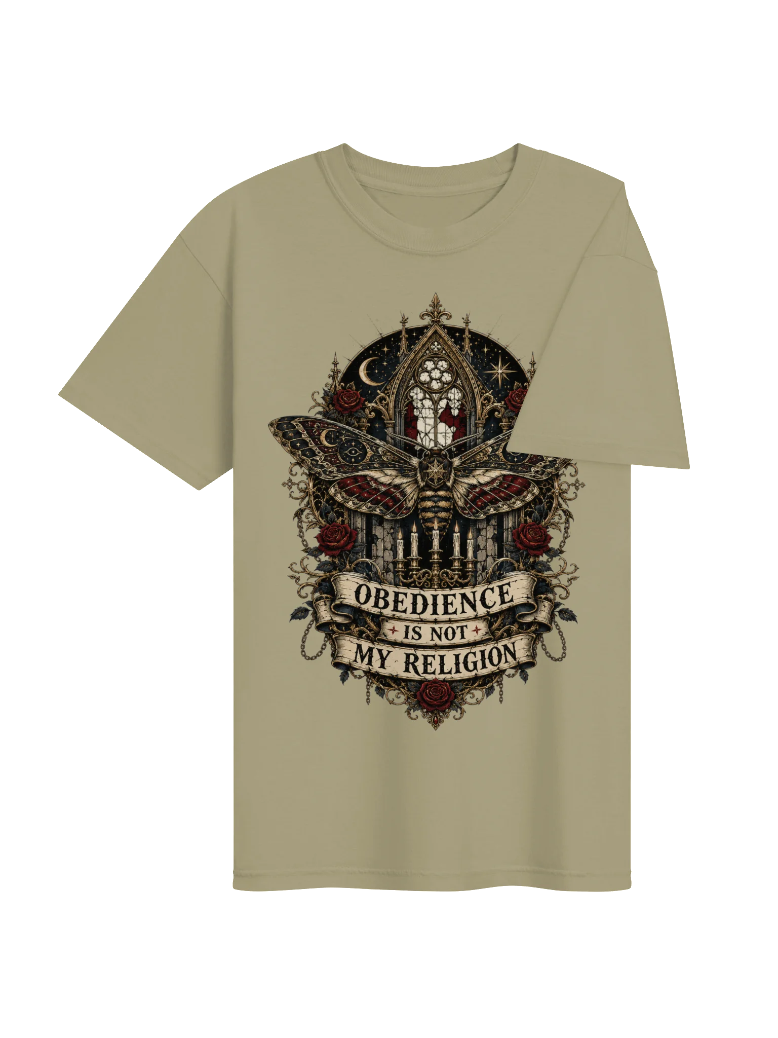 Obedience Is Not My Religion Gothic T-Shirt product image (4)