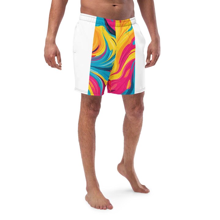 Vivid Wave Men's Swim Trunks product image (1)