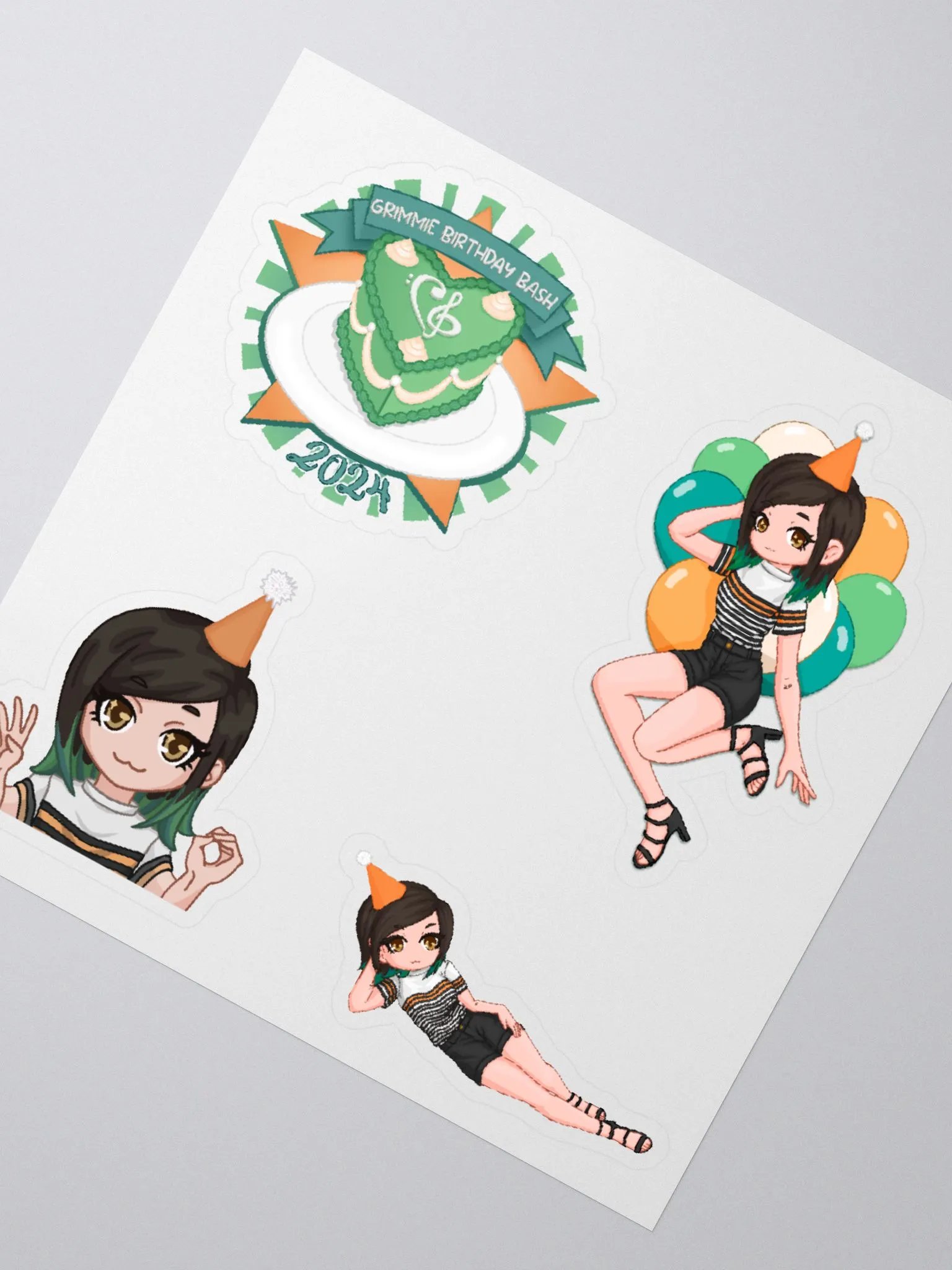 2024 Birthday Bash Sticker Sheet product image (2)