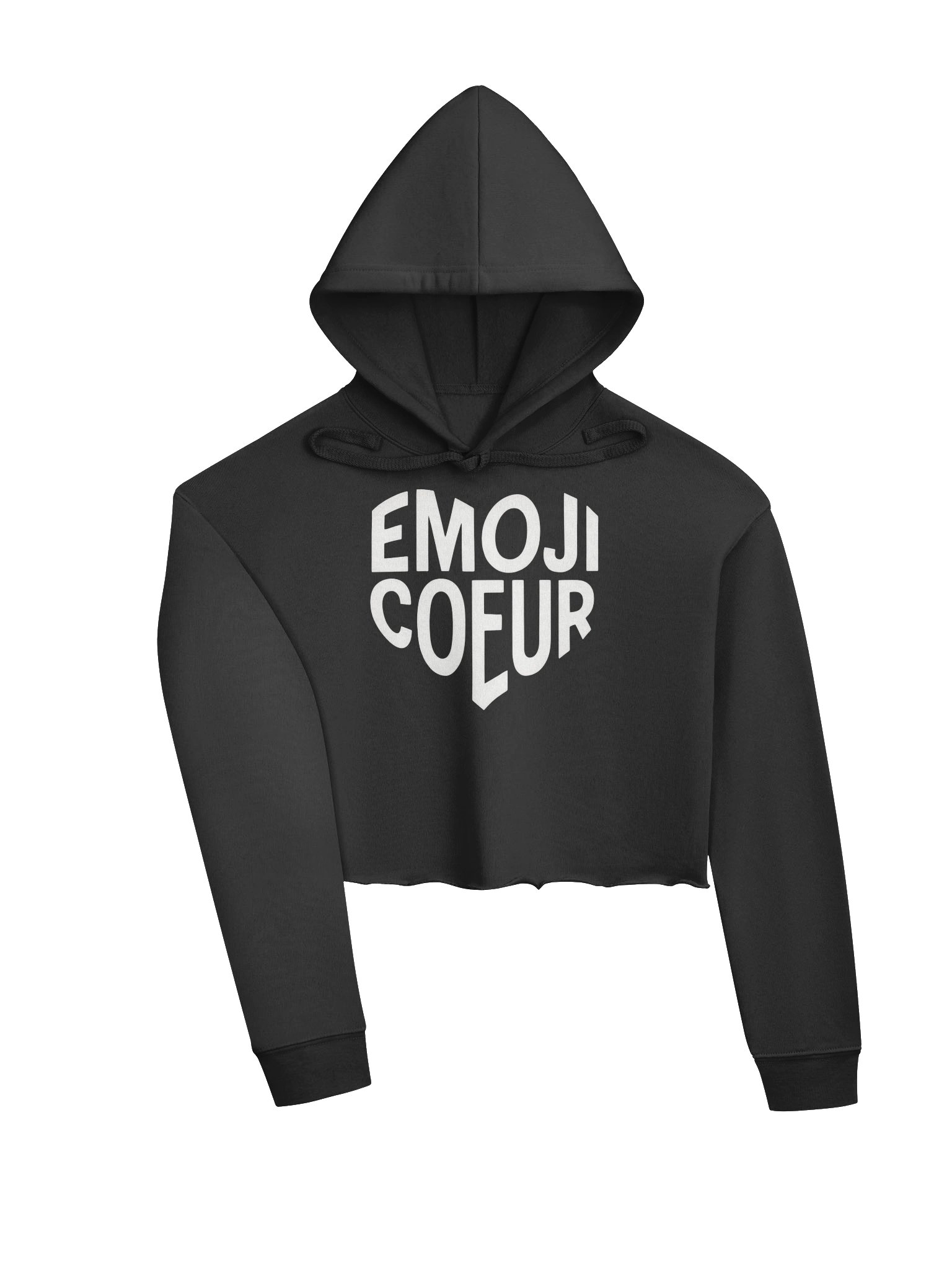Emoji Coeur Crop hoodie product image (6)