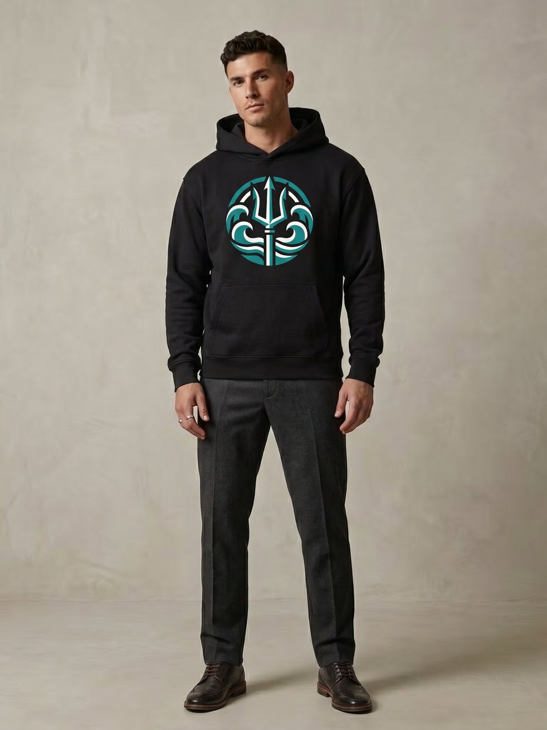 Poseidon’s Crest Oversized Hoodie product image (2)