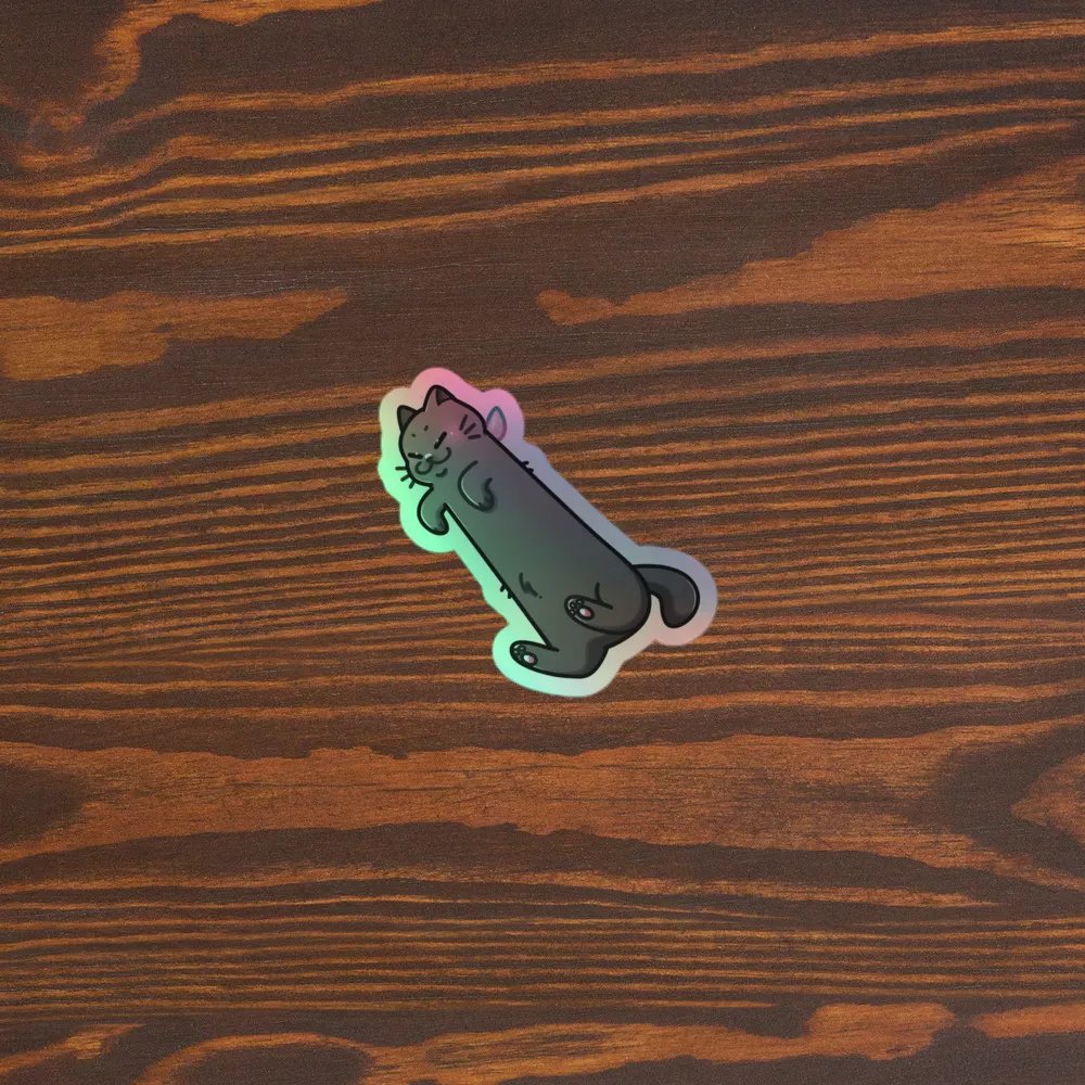 Long Boobi Holographic Sticker product image (3)