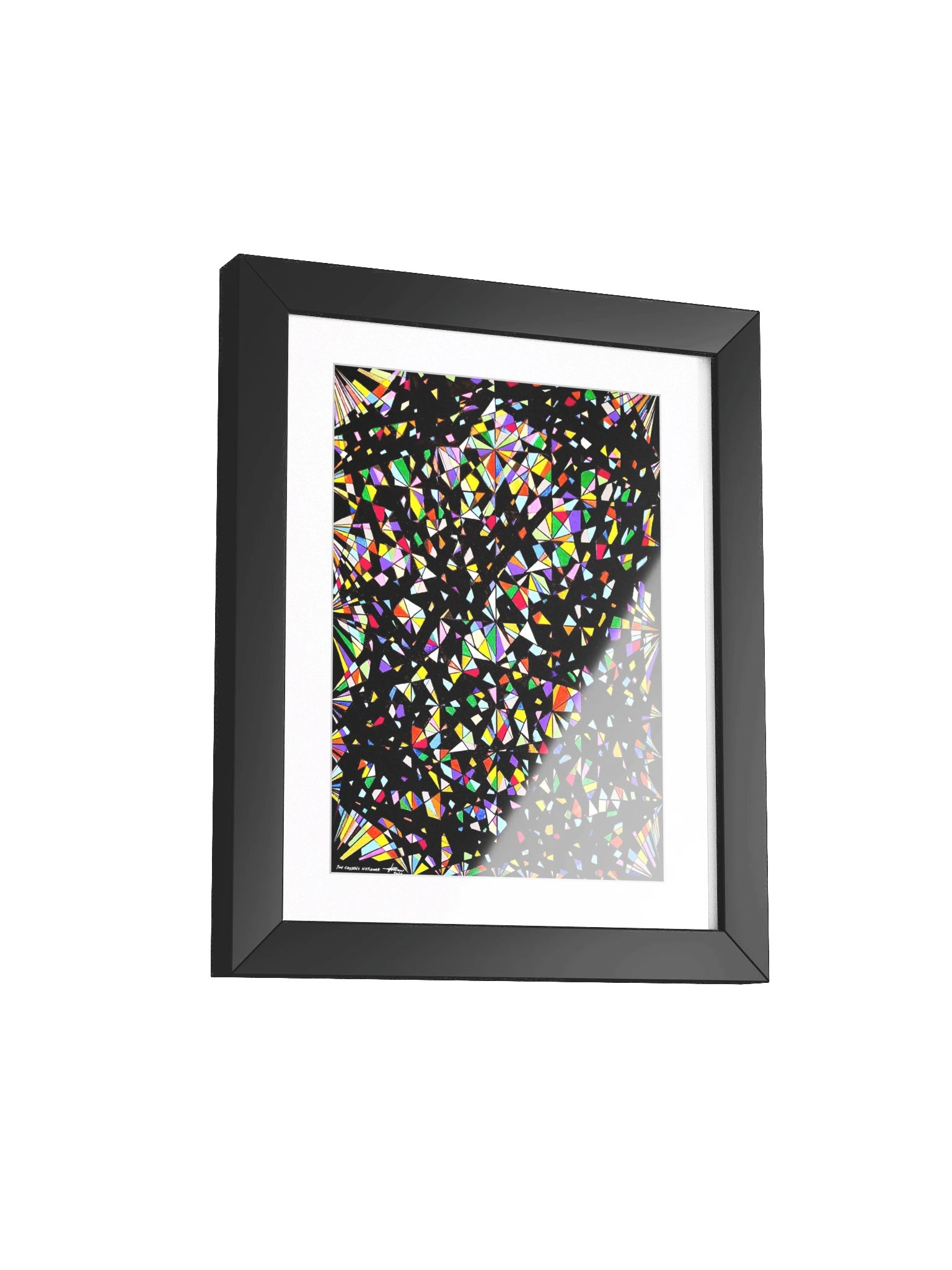 The Crystals Network — Fine Art Print with Frame product image (2)