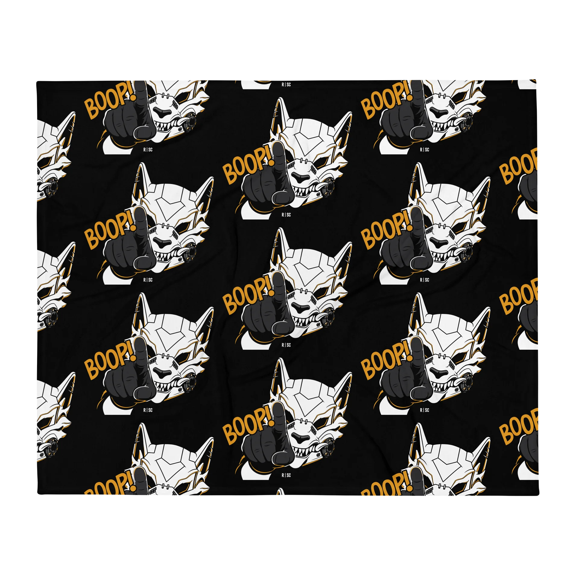 Wolf Mask Boop Blanket product image (1)
