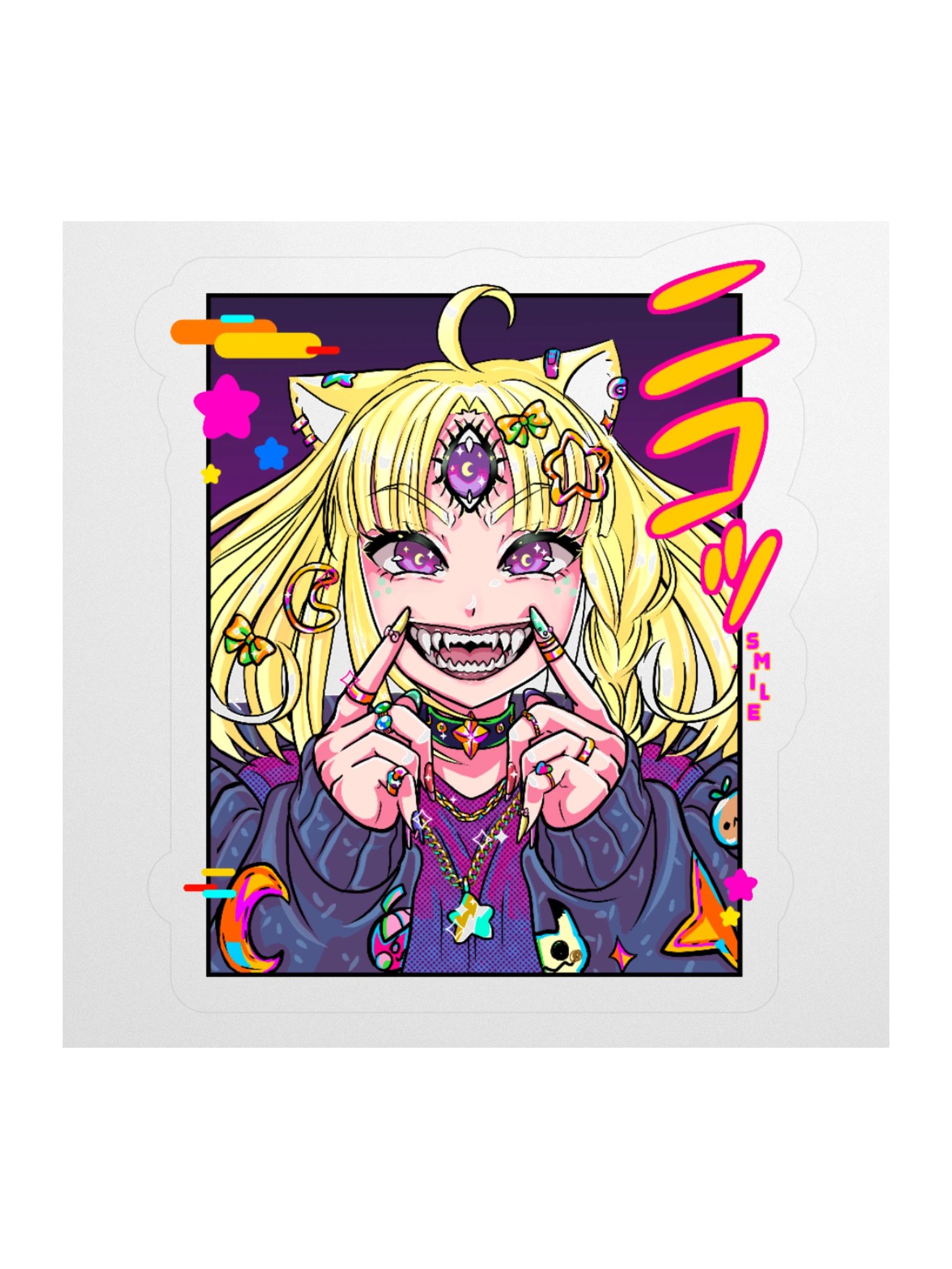 smile sticker product image (2)