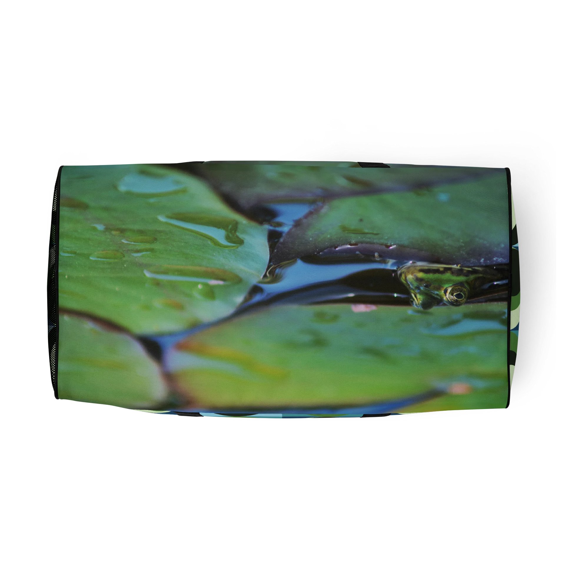 Travel bag - Frog under lily pad (Light-colored Design) product image (6)