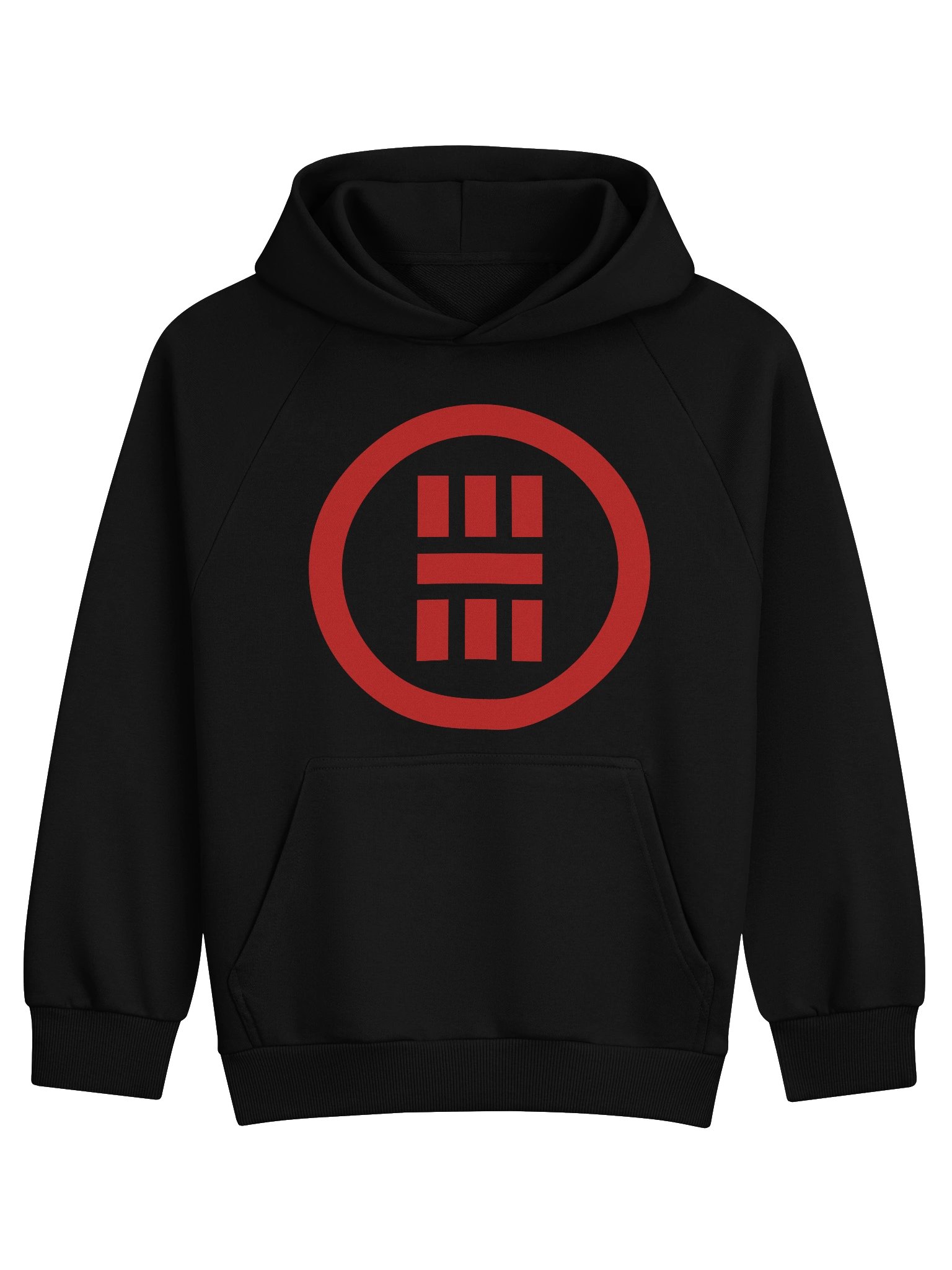 NAKAMA Kamon Heavy Hoodie (red/black) product image (1)