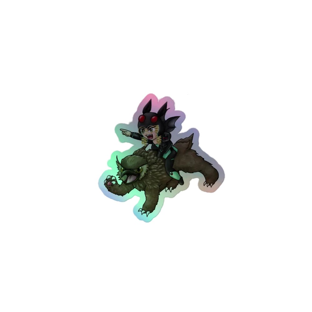 Mothtash Owlbear Fighter Sticker product image (1)